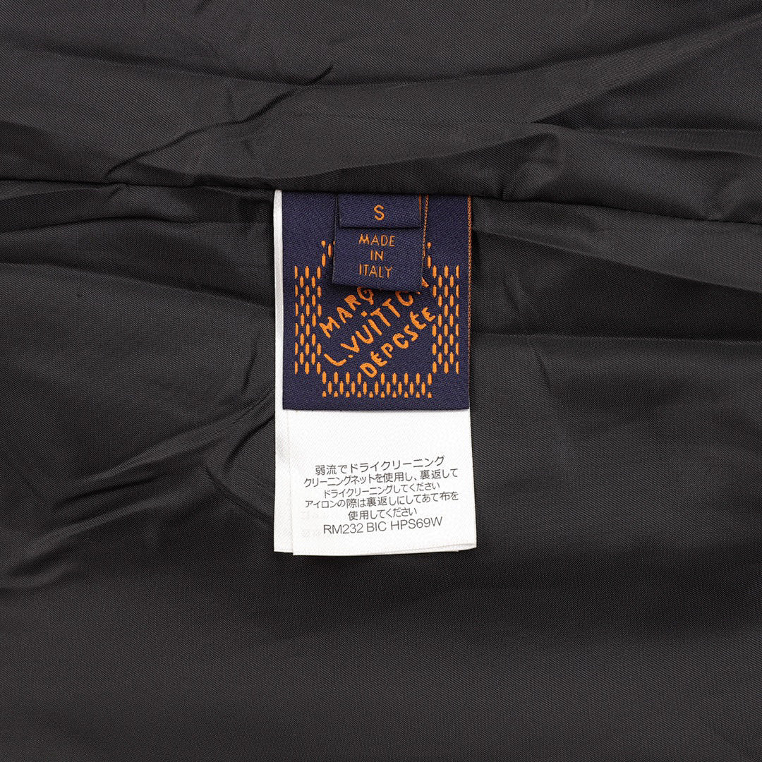 Louis Vuitton Chinese Dragon Embroidered & Paneled Baseball Jacket