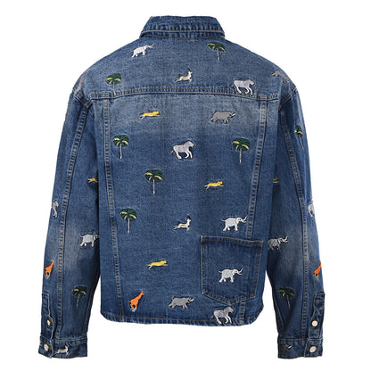 Louis Vuitton Spring/Summer '26 Denim Jacket & Set with Animal Embroidery