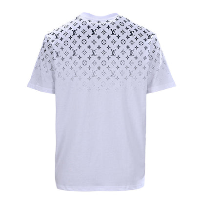 Louis Vuitton Gradient Shoulder-Letter Short-Sleeve T-Shirt