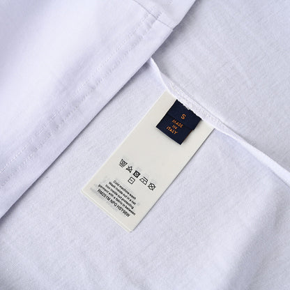 Louis Vuitton Gradient Shoulder-Letter Short-Sleeve T-Shirt