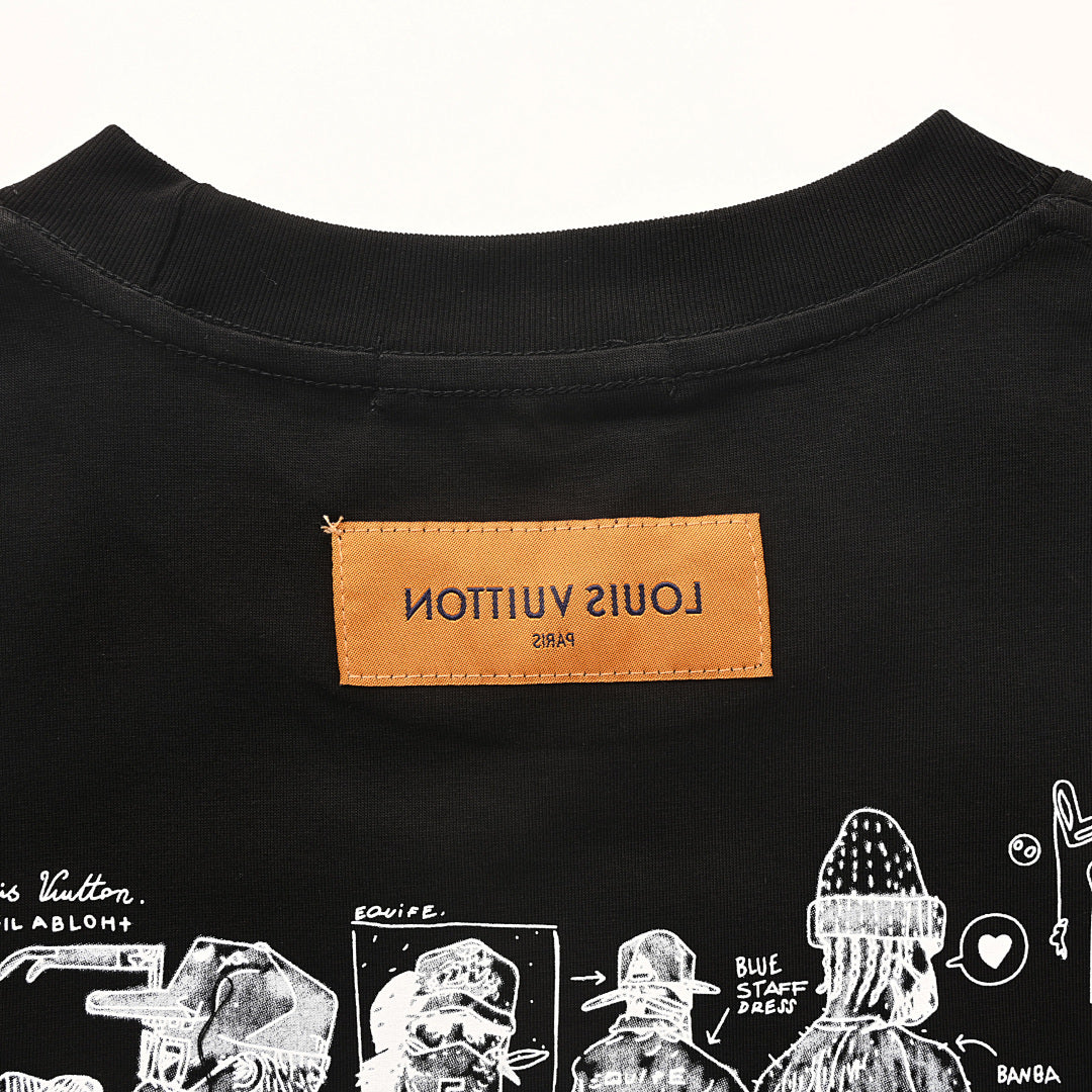 Louis Vuitton (LV) Employee-Exclusive Puff-Print Short-Sleeve T-Shirt