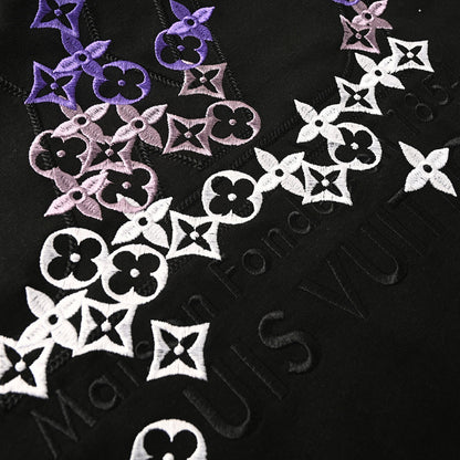 Louis Vuitton Gradient Shoulder-Letter Short-Sleeve T-Shirt