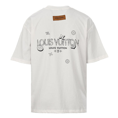 LOUIS VUITTON Bone Logo Short-Sleeve T-Shirt