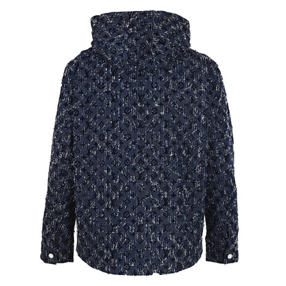 Louis Vuitton 25FW All-Over Flocked Jacquard Denim Jacket