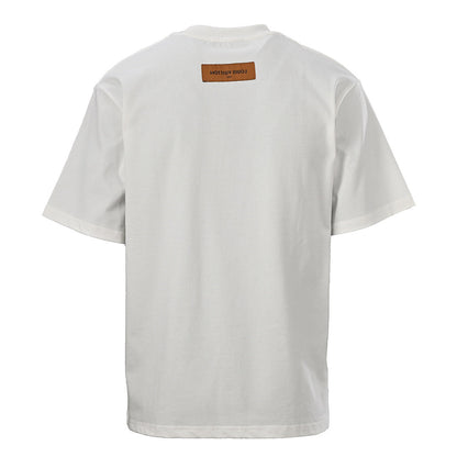 Louis Vuitton Gradient Shoulder-Letter Short-Sleeve T-Shirt