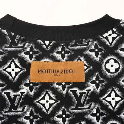 Louis Vuitton All-Over Logo Short-Sleeve T-Shirt