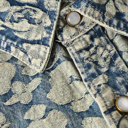 Louis Vuitton x Nigo Burnout Denim Work Jacket