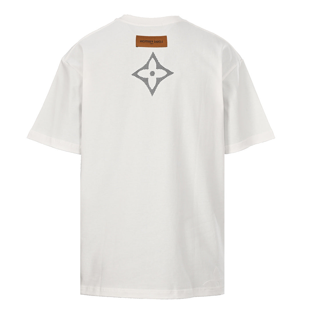 Louis Vuitton Flocked Logo Short-Sleeve T-Shirt