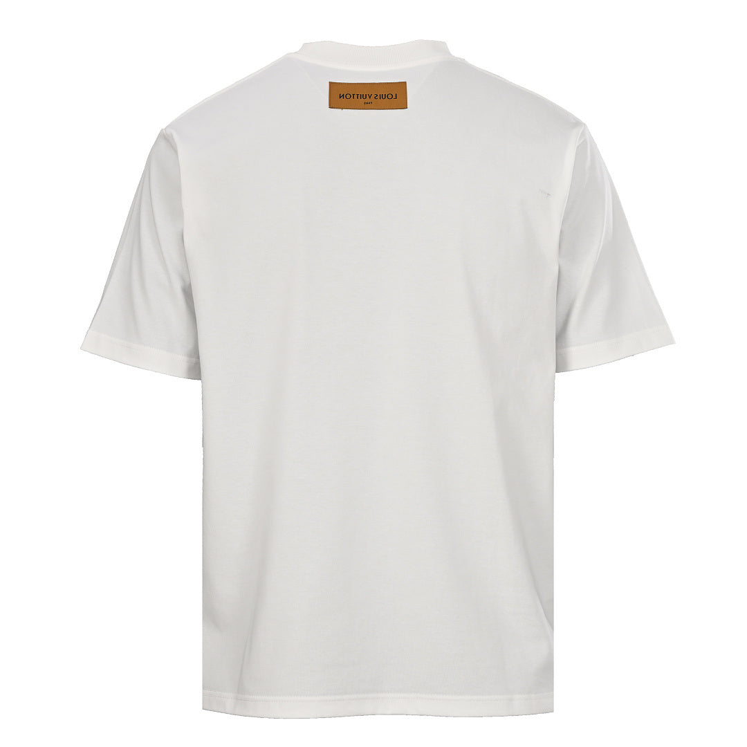 Louis Vuitton Embroidered Sailboat Short-Sleeve T-Shirt