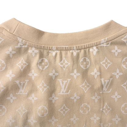 Louis Vuitton Gradient Shoulder-Letter Short-Sleeve T-Shirt