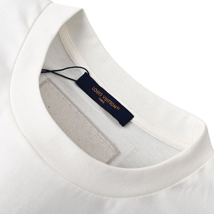 Louis Vuitton Beaded Crew-Neck Short-Sleeve T-Shirt