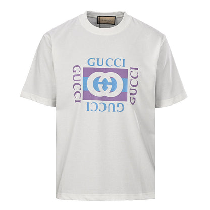GUCCI Classic Square Print T-Shirt