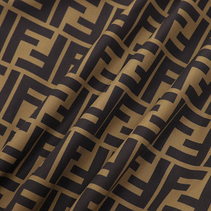 Fendi Double-F Monogram Print Shorts