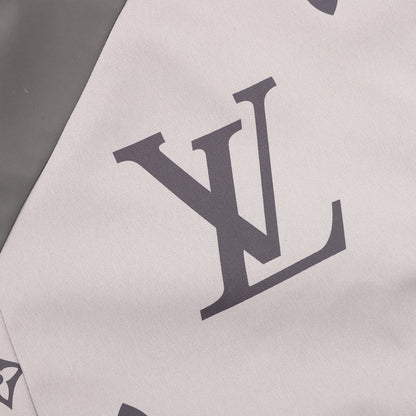 Louis Vuitton Monogram Patchwork Full-Print Trench Coat-Style Zip Jacket