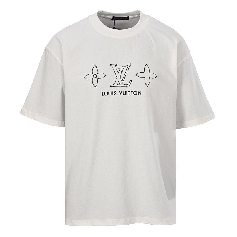 LOUIS VUITTON Bone Logo Short-Sleeve T-Shirt
