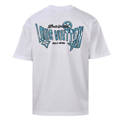 LOUIS VUITTON Bone Logo Short-Sleeve T-Shirt