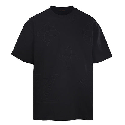 Louis Vuitton Beaded Crew-Neck Short-Sleeve T-Shirt