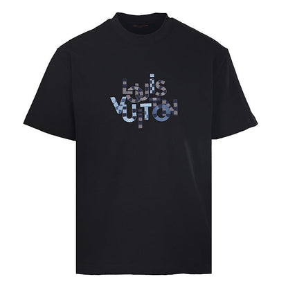 Louis Vuitton Flocked Logo Short-Sleeve T-Shirt