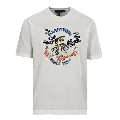 Louis Vuitton x Nigo Collaboration Embroidered Knit T-Shirt