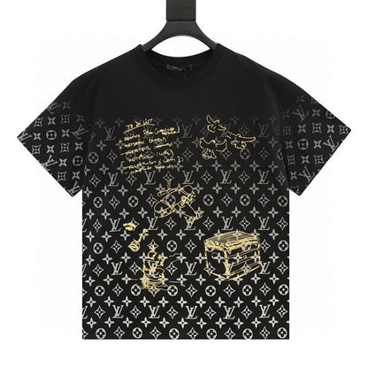 Louis Vuitton LV Circle Logo Cotton T-Shirt