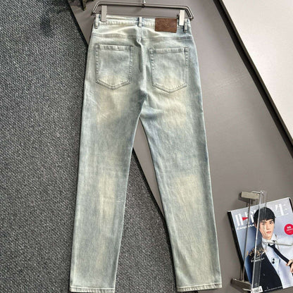 Louis Vuitton Logo-Embroidered Jeans
