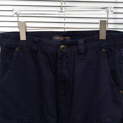 Louis Vuitton Logo-Embroidered Jeans
