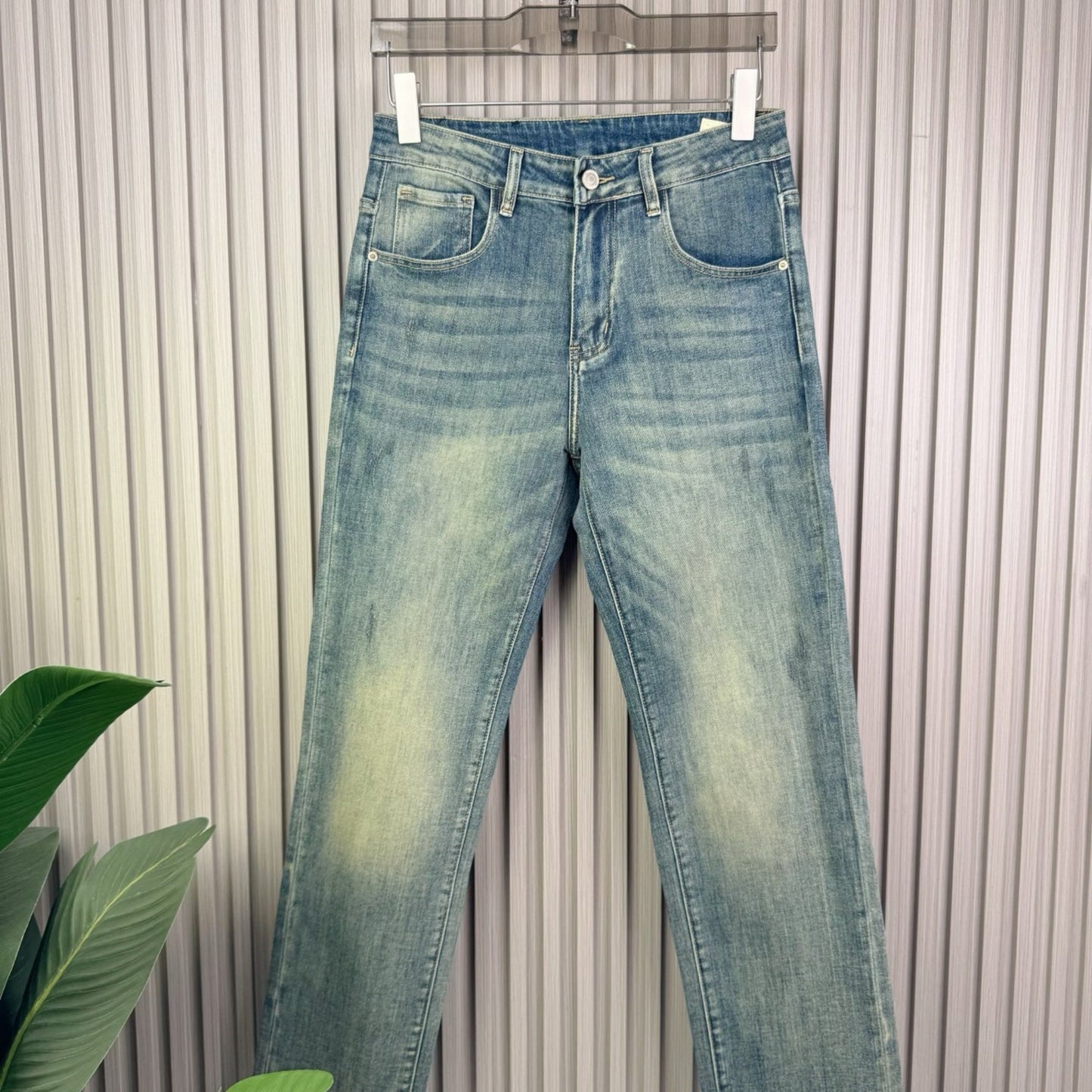 Louis Vuitton Logo-Embroidered Jeans